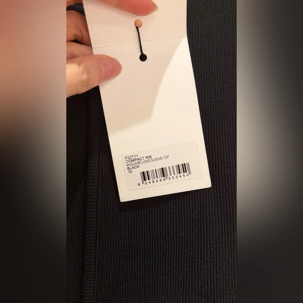 Christopher Esber Anglaise Long Sleeve Top Black - Picture 8 of 11